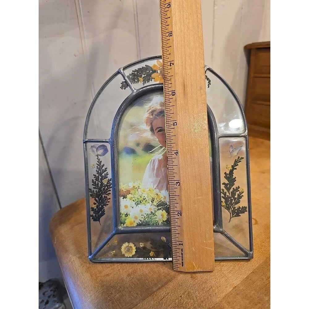 Vintage Small Dried Flower Frame Rounded Window Style Fairycore Cottagecore